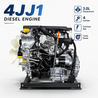 Moteur diesel turbo à rampe commune SCDC Isuzu 4JJ1 3.0L 110-130kW 430Nm, alternative au Toyota 1KD-FTV pour pick-up, SUV et camionnettes légères
