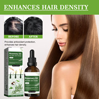 Sérum de traitement naturel bio vegan pour les cheveux chauves Marque privée Huile essentielle naturelle pure bio de romarin