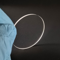 Disques en verre de quartz ronds de 2 mm d'épaisseur, résistants aux hautes températures, verre de visée rond
