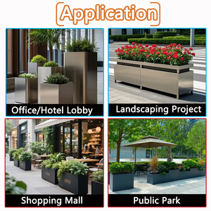 Người trồng hoa tinh tế với băng ghế giải trí cho đường phố thương mại sử dụng đồ nội thất sân hiên phong cách - Product Image 3