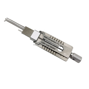 Choisissez la serrure civile 2 en 1 outil Multi serrure garnison 7*7 Lishi style SS324 porte d'outils de serrurier en acier inoxydable - Product Image 1