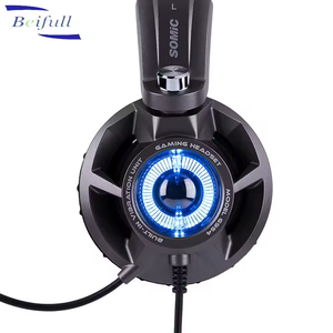 <span class=keywords><strong>Somic</strong></span> G954 Virtual 7.1 Surround Strong Vibration LED Casque de jeu pour ordinateur - Product Image 2