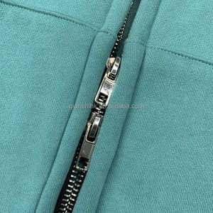 Fleece Zipup <b>Hoodie</b> Custom Streetwear Hoodies 100% Cotton Unisex Cropped <b>Vintage</b> Heavyweight Custom <b>Zip</b> <b>up</b> <b>Hoodie</b> - Product Image 6