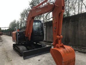 Mini-excavatrice sur chenilles Hitachi ZX70-6 d'occasion, 6 tonnes, 2019, avec moteur et benne de 0,35 m, puissance de 45 kW - Product Image 4