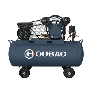 OUBAO Top Supplier 2.2Kw 3Hp Industrial Gasoline Engine Belt Driven Air Compressor