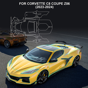 <span class=keywords><strong>Film</strong></span> de protection prédé<span class=keywords><strong>coupé</strong></span> pour Corvette C8 <span class=keywords><strong>Coupé</strong></span> Z06 2023 2024 TPU pleine voiture peinture personnalisée <span class=keywords><strong>film</strong></span> anti-rayures transparent - Product Image 2