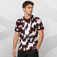 Maillot de football rétro personnalisé HOSTARON en polyester, respirant, col classique, style streetwear vintage.
