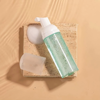 Flacon pompe mousse nettoyant visage en gros 100ml-200ml, distributeur de voyage portable en plastique rechargeable