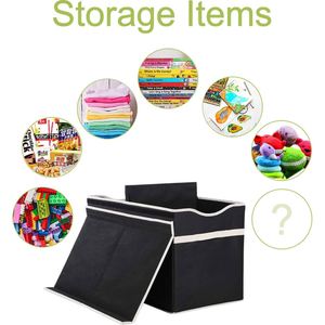 Grande boîte de rangement pour jouets d'enfants, bacs de rangement pliables et robustes avec couvercles - Product Image 5