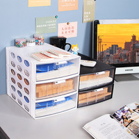 Offre Spéciale tiroirs de rangement de fichiers divers type fournitures de bureau boîte de rangement de bureau multicouche peut être utilisé dans l'étude et le bureau