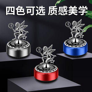 Angelo molto bello progettato ad energia solare rotante aria fragranza prezzo all'ingrosso Auto decorazione del cruscotto interno - Product Image 4