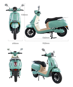 CKD SKD 12 pouces Style rétro cyclomoteur électrique 1100/1300W 60 km/h vitesse meilleur adulte Scooter électrique moto pas cher prix en Chine - Product Image 2