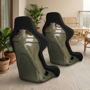 SSCUS APEX-KEV Modern Apex Kevlar Cloth Full Bucket Seat High Back Reclining E-Sports <b>Racing</b> <b>Chair</b> Multi Directional Armrest - Product Image 1