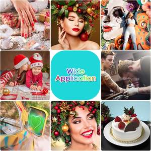 Peinture Aérographe 24 Couleurs 1 floz <span class=keywords><strong>Acrylique</strong></span> Prêt à Pulvériser Opaque Brillant Kit de Peinture Aérographe à Base d'Eau pour Modèles en Cuir et Toile - Product Image 6