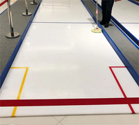 Piste de patinage sur roulettes en plastique, patinoire artificielle / panneaux de glace synthétique, hockey sur glace synthétique / patinoire sur glace