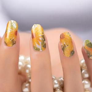 Puntas <span class=keywords><strong>de</strong></span> <span class=keywords><strong>uñas</strong></span> <span class=keywords><strong>de</strong></span> <span class=keywords><strong>girasol</strong></span> amarillo, diseño <span class=keywords><strong>de</strong></span> Gel semicurado, decoración <span class=keywords><strong>de</strong></span> dibujos animados, esmalte <span class=keywords><strong>de</strong></span> <span class=keywords><strong>uñas</strong></span>, pegatinas <span class=keywords><strong>de</strong></span> <span class=keywords><strong>uñas</strong></span> impermeables con brillo - Product Image 5