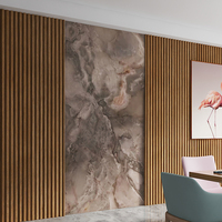 Panneau Mural Décoratif PVC Marbre 1220*2440mm pour Maison, Revêtement UV pour Villa