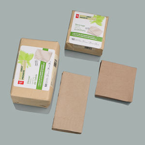 Servilletas de cena marrones con impresión personalizada y seguras para el contacto con alimentos Servilletas de papel kraft biodegradables Servilletas de cena impresas sin blanquear - Product Image 3