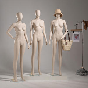 플라스틱 여성 전신 마네킹 웨딩 모델 디스플레이 스탠드 의류 매장 창문 모델 소품 마네킹 - Product Image 2