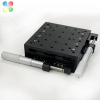 C & K Garantía de calidad 100mm Etapa lineal manual Mesa deslizante Etapas XY Ajuste Etapa de posicionamiento para instrumentos de prueba