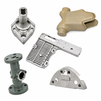 Composants industriels sur mesure en fonte d'aluminium de haute précision (alliages ADC12/A380/ZL101/ZL102) fabriqués par moulage à la cire perdue par gravité
