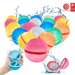 Sommer Silikon-Spielzeug Spritzballon nachfüllbar selbstversiegelnder magischer wiederverwendbarer Wasserspitzballon für schnellen und einfachen wiederverwendbaren Wasserspritzball