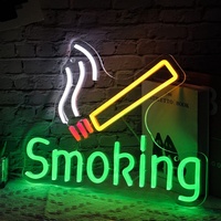 Enseigne au néon LED personnalisée pour boutique de tabac, enseigne au néon LED pour décoration murale, boutique de tabac