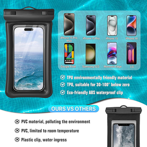 Outdoor Beach Sports Design Eco-friendly Universal PVC <strong>Floating</strong> Case IPX8 <strong>Waterproof</strong> Cell Phone Dry Pouch <strong>Bag</strong> - Product Image 5