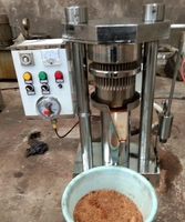 Presse hydraulique haute pression pour huile d'amande, équipement d'extraction à froid pour la production d'huile d'amande brute pure
