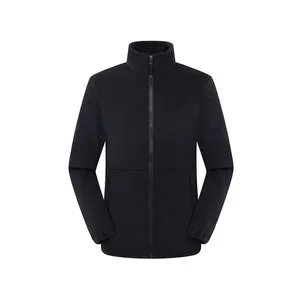 2024 New Arrival Winter Lightweight Sports Outdoor Warm Windproof <strong>Micro</strong> Polar <strong>Fleece</strong> Men <strong>Jacket</strong> With Elastic Cuff - Product Image 3