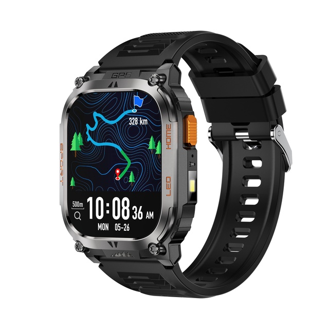 IP68 Waterproof DT09 Smart Watch for Men Women GPS Heart Rate Monitor BT Call AI Voice Assistant SOS Feature 2025 Version TFT