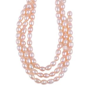 Perlas de Agua Dulce Blancas de 4-5 mm al por Mayor, Perlas Sueltas para Hacer Collares y Pulseras, Accesorios de Zhuji Rice - Product Image 5