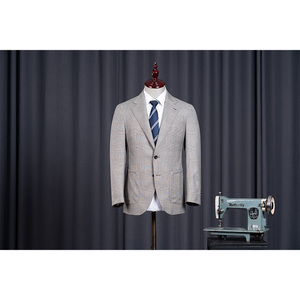 YY089 Veste de costume d'affaires pour hommes de style italien <span class=keywords><strong>Prince</strong></span> de Galles à carreaux simple boutonnage grande taille - Product Image 3