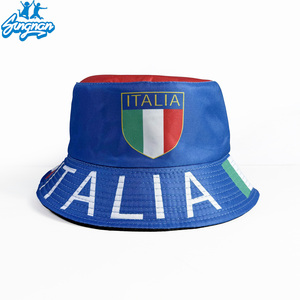 Chapeau Bob en Velours Éponge Brodé Personnalisé Drapeau National Unisexe Léger Protection Solaire Été <span class=keywords><strong>Coupe</strong></span> <span class=keywords><strong>du</strong></span> <span class=keywords><strong>Monde</strong></span> Sportive - Product Image 4