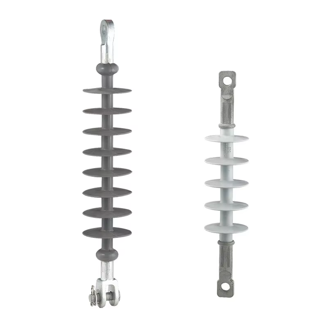 HOGN 24 KV High Voltage Electric Power FXBU4 (T-C Series) Type Suspension Composite Polymer Insulator 70-100 KN Tensile Strength