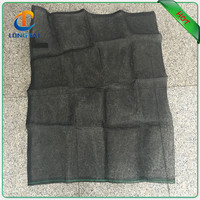 100% bahan Virgin tanggal tas jaring dengan perlindungan UV, tas jaring tanggal putih dengan jaring tanggal Hitam
