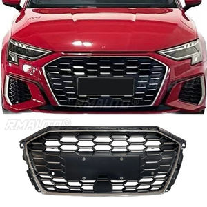 Kit carrosserie pour Audi A3 2021-2023, calandre de pare-chocs, grilles de course, calandre décorative avant, pièce extérieure - Product Image 2