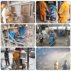 Chất Lượng Cao Fluidifying Bán Khô Shotcrete Chịu Lửa Máy Phun Với Ngành Rotor Cơ Thể - Product Image 2