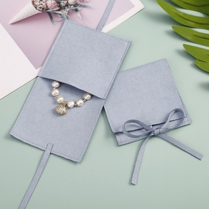 Multicolor Velvet Jewelry <b>Pouch</b> Bag with Strap New Design Packaging Envelope <b>Pouch</b> Container - Product Image 5