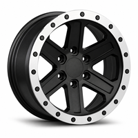 Jantes en alliage d'aluminium AL 17 pouces Flow Form, tout-terrain, 6x139.7 5x127, noir mat, pour Bronco Wrangler Raptor Land Cruiser