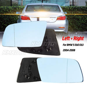 Cristal de Espejo Retrovisor Lateral Izquierdo y Derecho, Azul, Calefactable, Eléctrico, Gran Angular, para BMW Serie 5 E60 E61 2003 2004 2005 2006 2007 2008 - Product Image 1