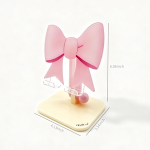 Organizador de Escritorio Universal Plegable Ajustable con Diseño de Lazo Acrílico, Inclinación de 180°, OEM ODM, Logotipo Personalizado, Venta al Por Mayor, Kawaii, para Teléfono Celular - Product Image 6