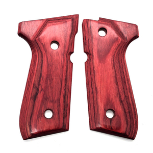 Poignée de prise de vue personnalisée en bois laminé noir lisse et poli de qualité supérieure CNC pour poignées tactiques 92F - Product Image 6
