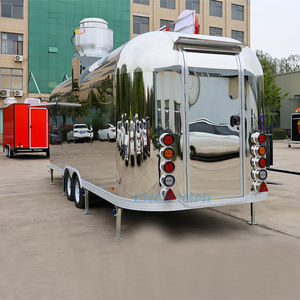 Remorque Food Truck Moderne d'Extérieur Entièrement Équipée <span class=keywords><strong>pour</strong></span> Frites, Jus, Churros, Hot-dogs, Pizza, Café – Kiosque Mobile <span class=keywords><strong>pour</strong></span> Mariages - Product Image 4