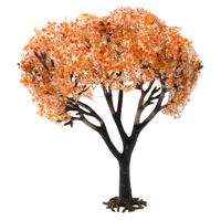 Arbres paysagers multicolores quatre saisons pour modèles HO et N, pour diorama architectural, table de sable ferroviaire et fournitures de terrain DIY