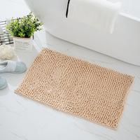 FIGOO-Quick Dry Bath Mat Ultra Soft Chenille Double Layer Non Slip Bottom for Shower Stall Tub Child Safe Durable Construction