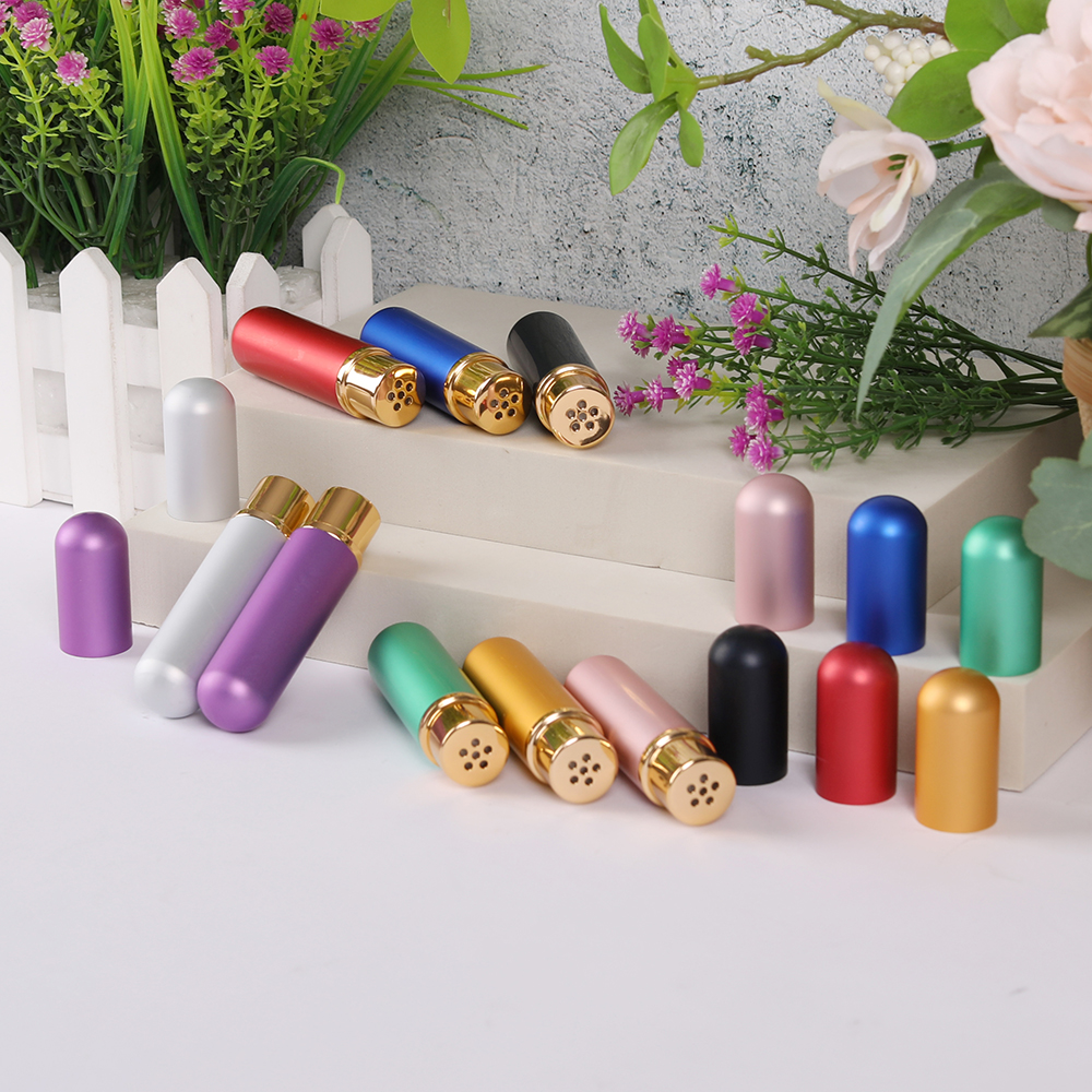 Blank Inhaler Containers - 5ml Refillable Aluminum Tubes