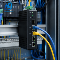 Módulo de Expansión Ethernet Gigabit Industrial IEM-3300-6T2S, 6 Puertos RJ45, 2 Puertos SFP de Fibra, Módulo de Switch de Red Empresarial Robusto
