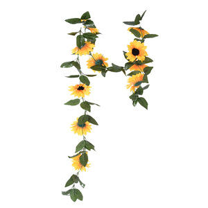"12 Brins En Plastique Vert Feuille De Lierre Artificielle Plante Décorations" - Product Image 5