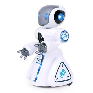 인간형 로봇 교육 스마트 로봇 지능형 플래시 라이트 뮤지컬 범프 & 이동 로봇 장난감 Mecanum 휠